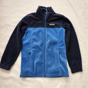 Columbia Fleece Jacket Blue/Navy Kids (M 10/12)